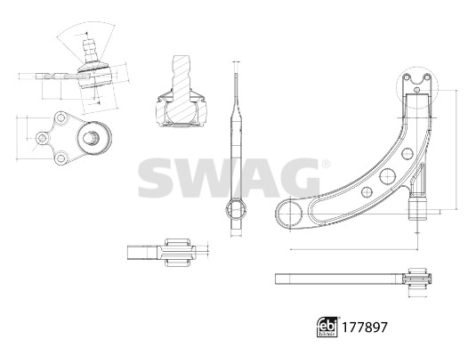 Swag Draagarm 33 10 7262