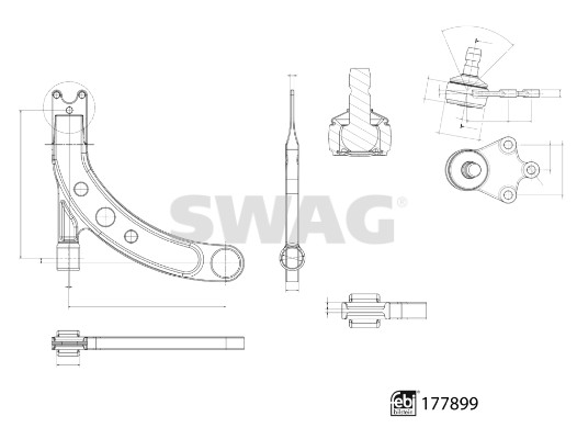 Swag Draagarm 33 10 7263