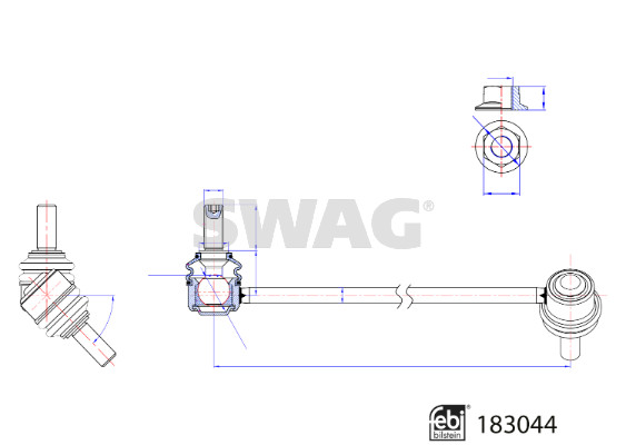 Stabilisatorstang Swag 33 10 8803