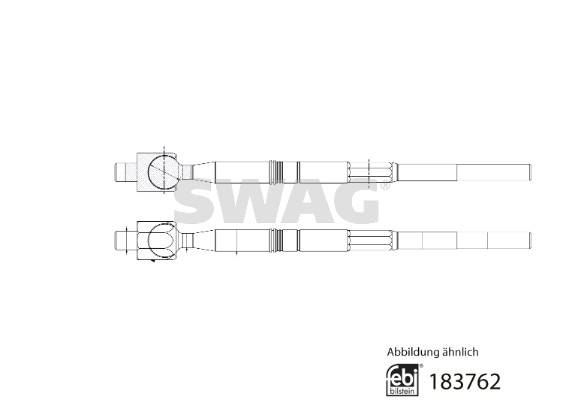 Axiaal gewricht / spoorstang Swag 33 10 9679