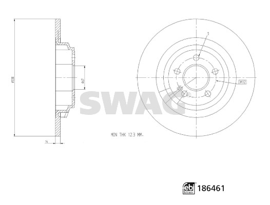 Remschijven Swag 33 11 0406