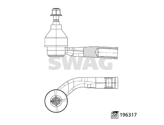 Spoorstangeind Swag 33 11 2120