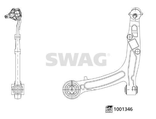 Swag Draagarm, wielophanging 33 11 3931