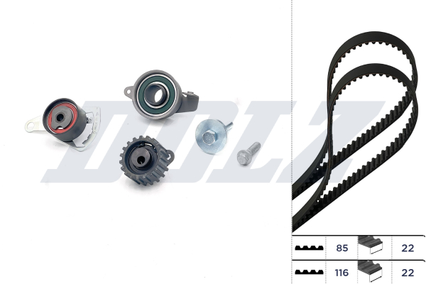 Distributieriem kit Dolz SKD029
