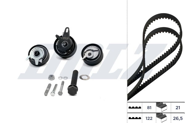 Distributieriem kit Dolz SKD052