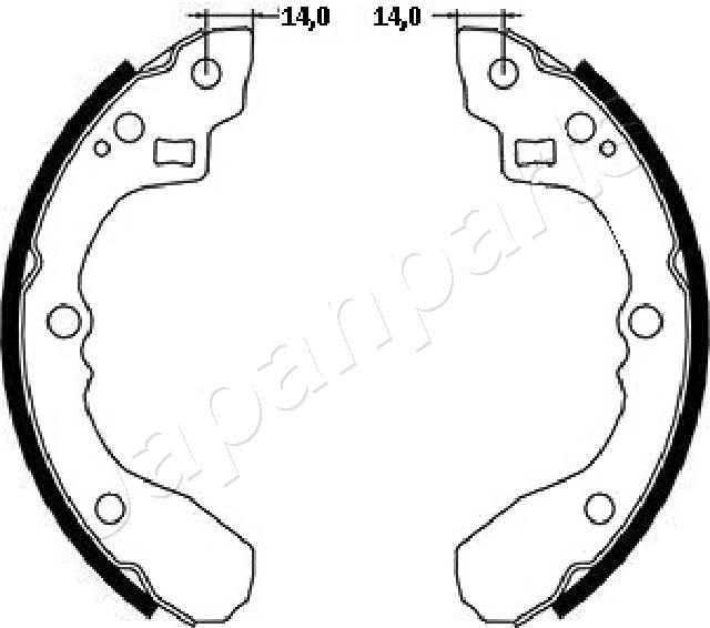 Japanparts Remschoen set GF-398AF