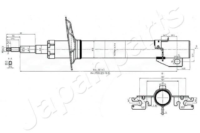 Japanparts Schokdemper MM-00552