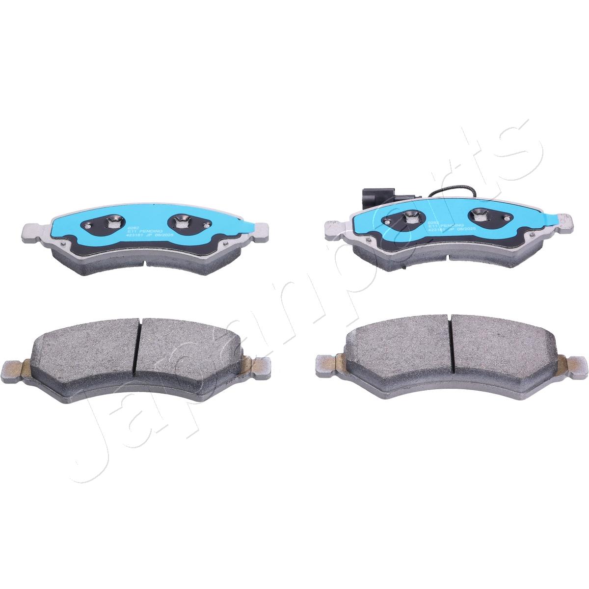 Remblokkenset, schijfrem Japanparts PA-0282AF