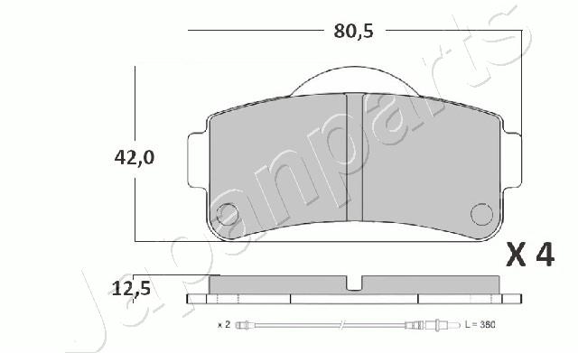 Japanparts Remblokset PA-MC01