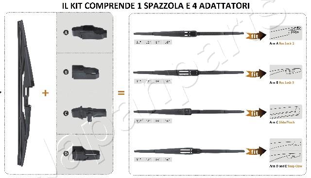 Japanparts Ruitenwisserblad SS-X28R