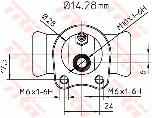 TRW Wielremcilinder BWA109