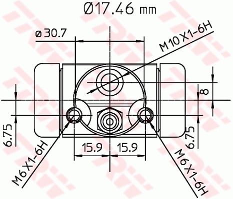 TRW Wielremcilinder BWA130