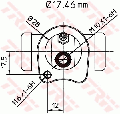 TRW Wielremcilinder BWA137