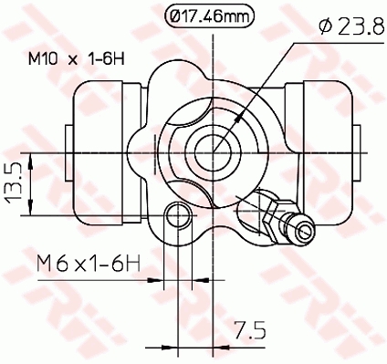 TRW Wielremcilinder BWA154