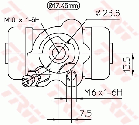 TRW Wielremcilinder BWA155