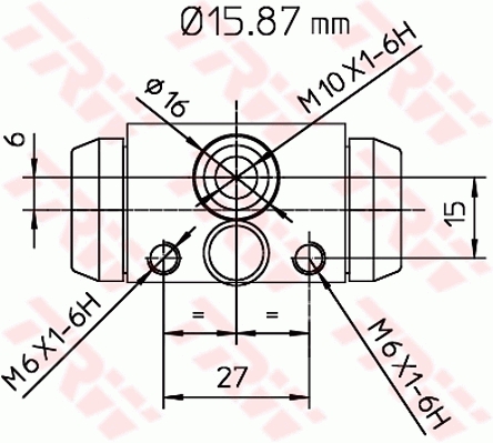 TRW Wielremcilinder BWB170