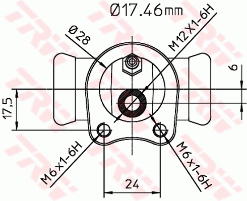 TRW Wielremcilinder BWC112