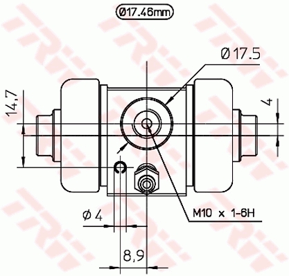 TRW Wielremcilinder BWC164