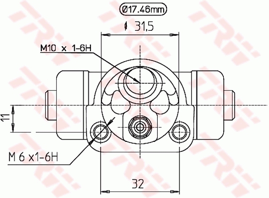 TRW Wielremcilinder BWC175