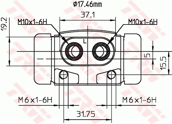 TRW Wielremcilinder BWC245