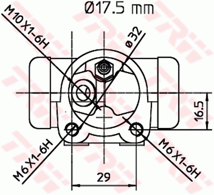 TRW Wielremcilinder BWC247