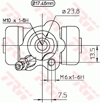 TRW Wielremcilinder BWC249