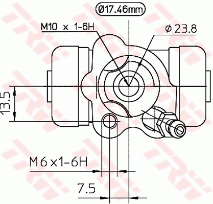 TRW Wielremcilinder BWC250