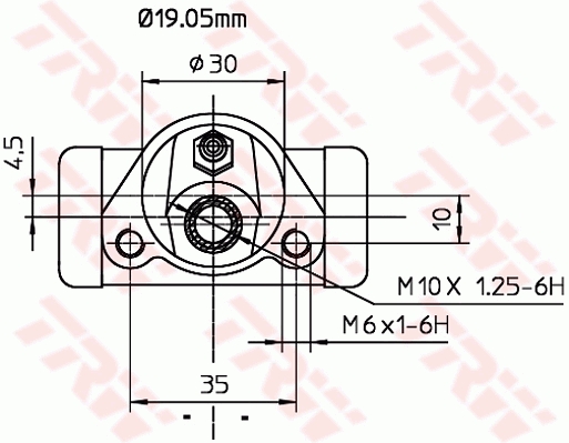 TRW Wielremcilinder BWD103