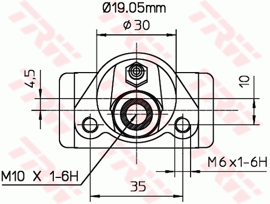 TRW Wielremcilinder BWD110