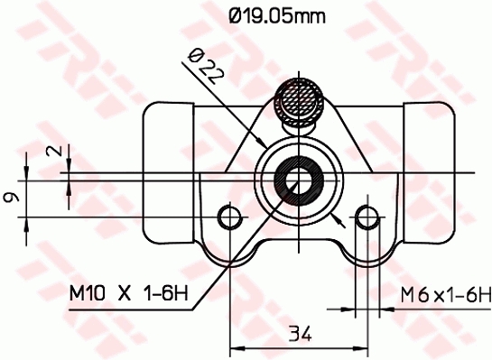 TRW Wielremcilinder BWD127