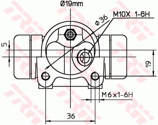 TRW Wielremcilinder BWD137
