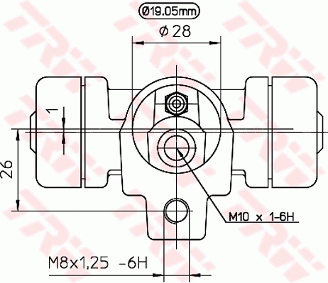 TRW Wielremcilinder BWD138