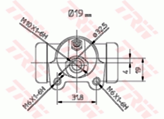 TRW Wielremcilinder BWD183