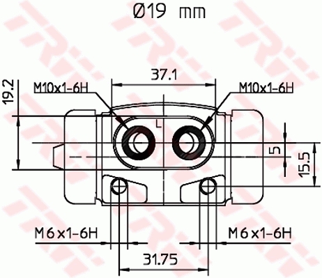 TRW Wielremcilinder BWD188