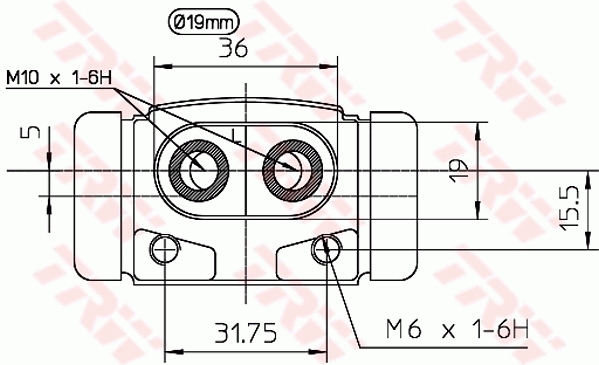 TRW Wielremcilinder BWD195