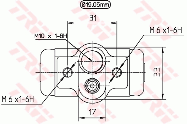 TRW Wielremcilinder BWD229