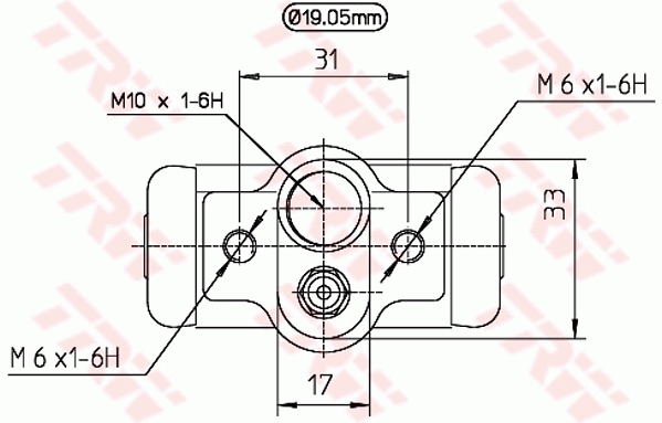 TRW Wielremcilinder BWD230