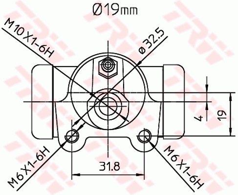 TRW Wielremcilinder BWD260