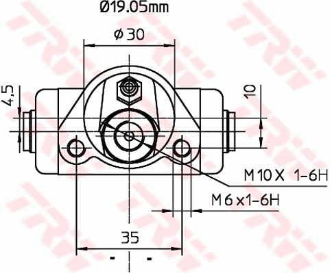 TRW Wielremcilinder BWD283