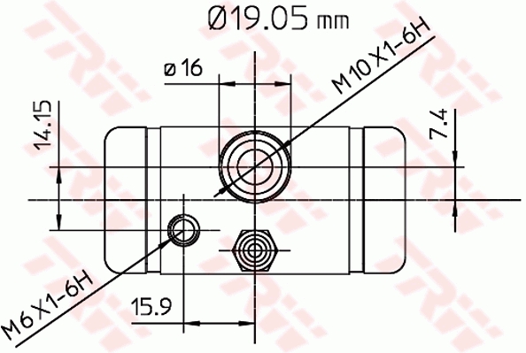 TRW Wielremcilinder BWD291