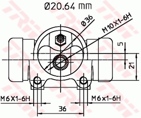 TRW Wielremcilinder BWF112