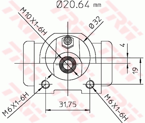 TRW Wielremcilinder BWF117