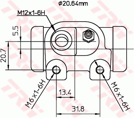 TRW Wielremcilinder BWF124