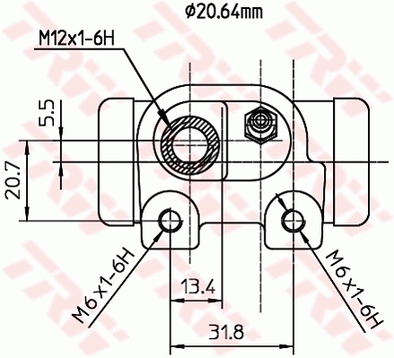 TRW Wielremcilinder BWF125