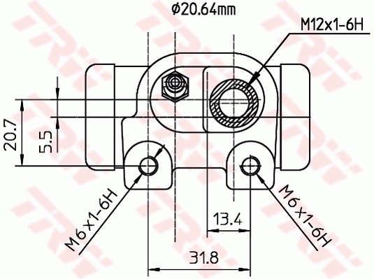 TRW Wielremcilinder BWF126