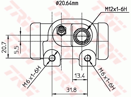 TRW Wielremcilinder BWF128