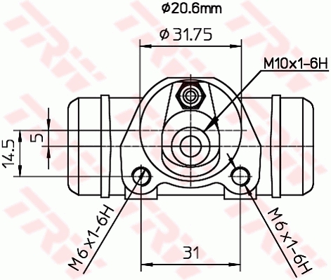 TRW Wielremcilinder BWF136