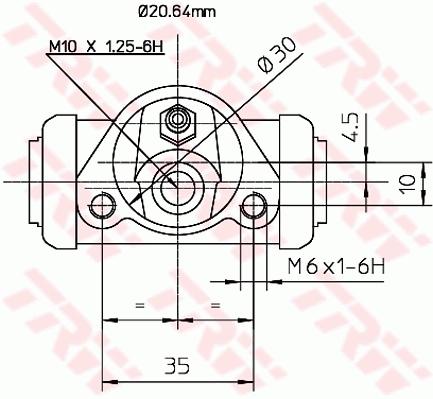 TRW Wielremcilinder BWF144