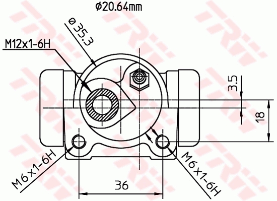 TRW Wielremcilinder BWF152