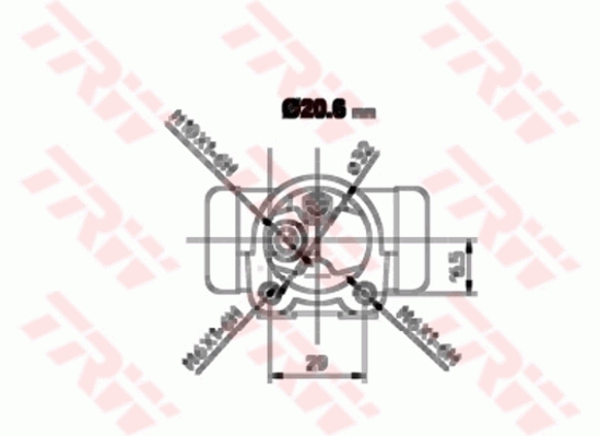 TRW Wielremcilinder BWF156